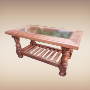 Mesa ratona para vidrio de 50  x 80 cm