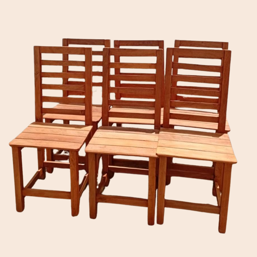 Silla Moderna De Algarrobo x 6